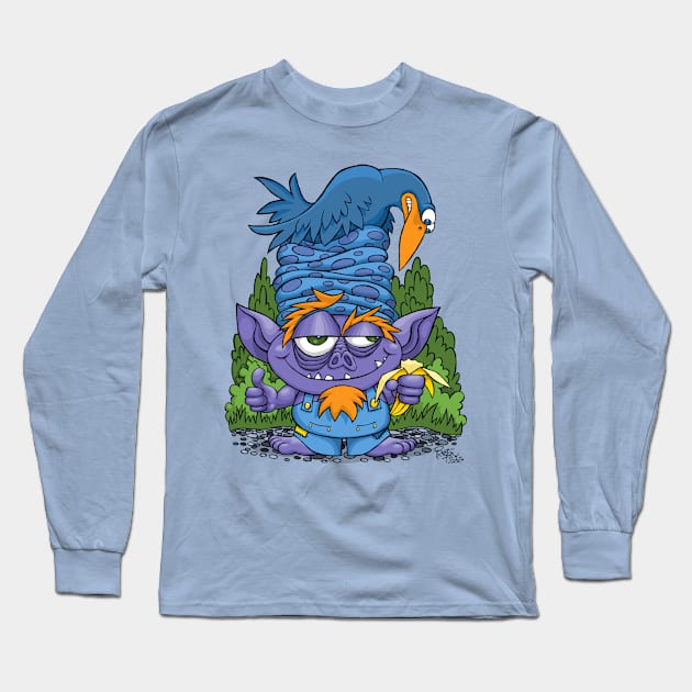 Banana Bob & Birdy Bill Long Sleeve T-Shirt by Preston11